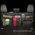 Car Trunk Backseat Organizer Leather Car Organizer Foldable